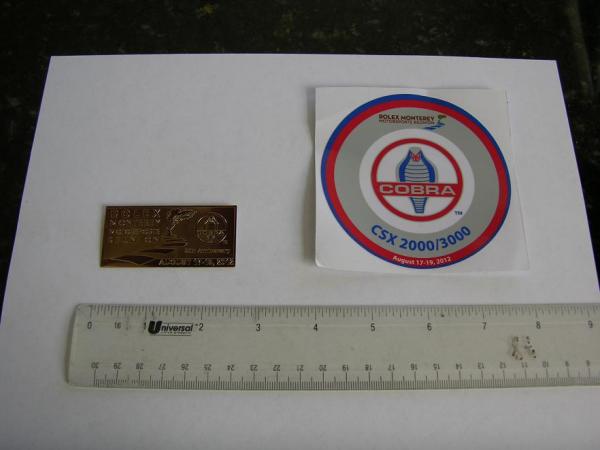 DSCN7263 50th Anniv. Cobra Plaque 2012 Rolex Reunion