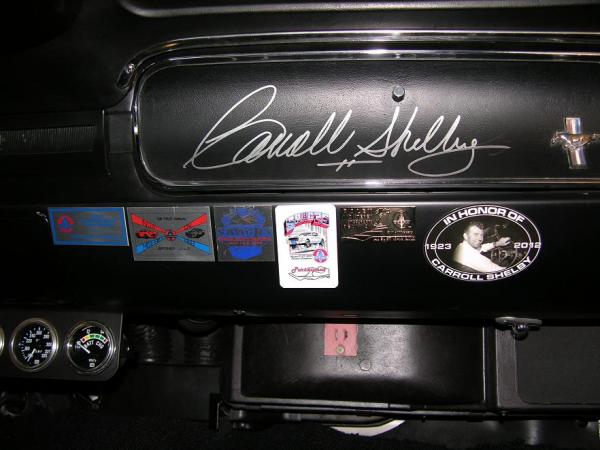 DSCN7272 The last Dash Plaque and decal addition; Gold 50th and Tribute decal