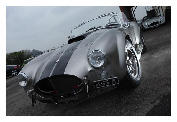 Louis's Superformance, Olivier's DD Cobra in the background