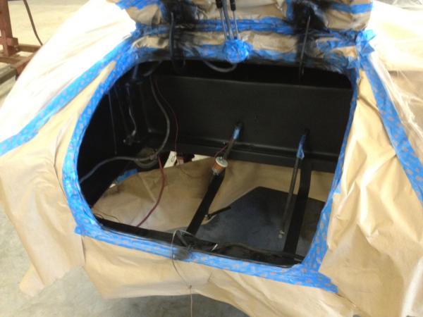 Paint complete and ready for carpet.