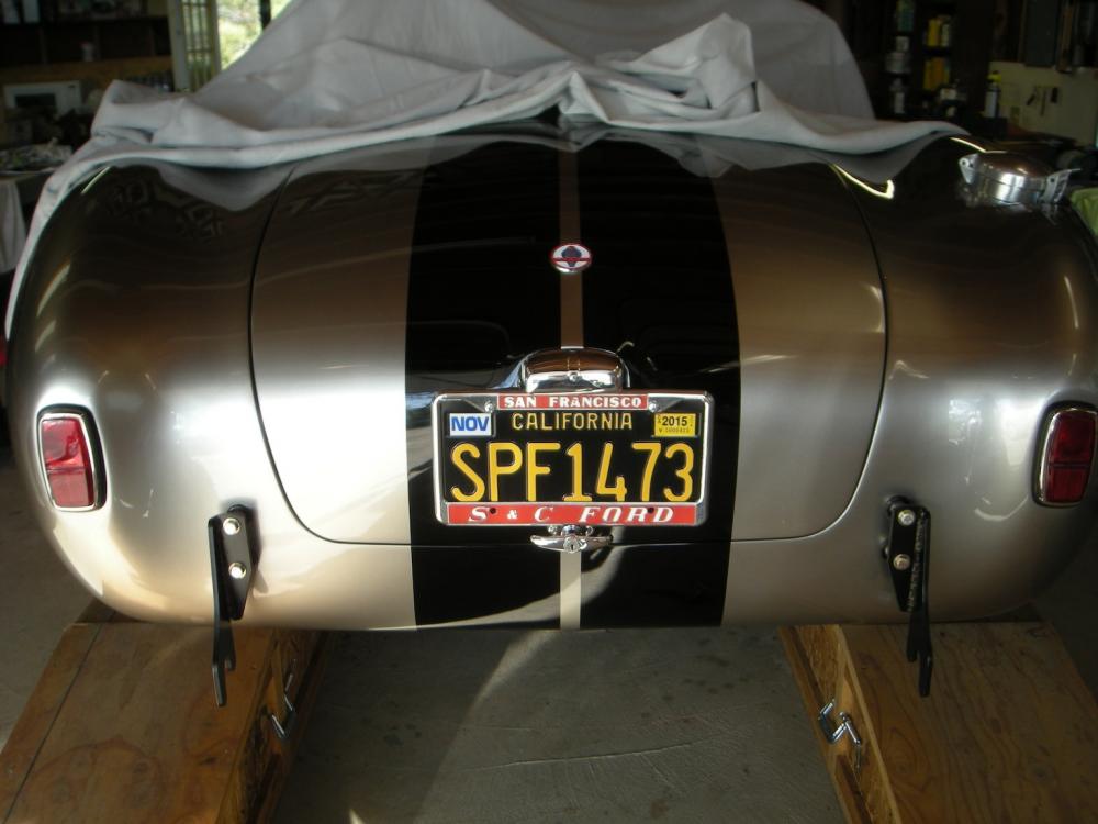 vintage S&C license plate frame