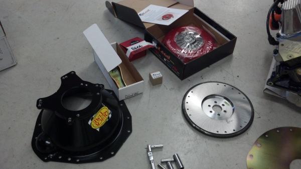 SFI rated bellhousing, McLeod clutch assy.