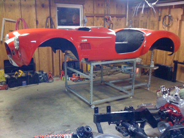 Homemade body dolly works great.