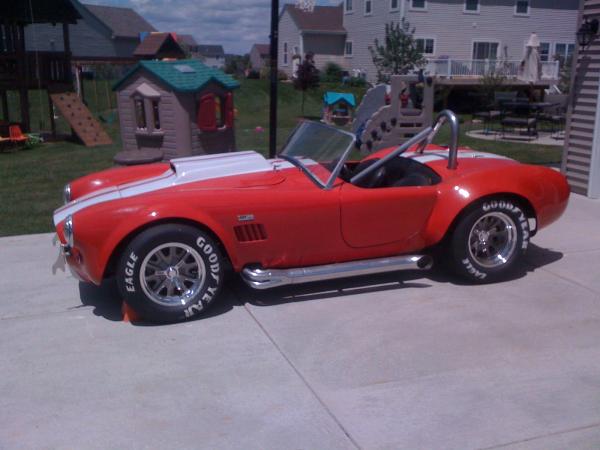 New Team III Wheels and Goodyear BB's. Side shot.
