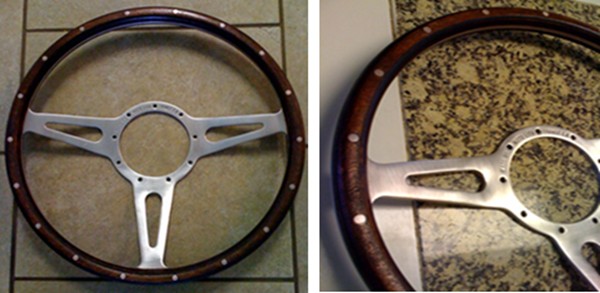 refinished cobra steering wheel
