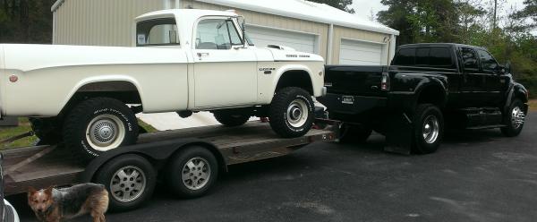 Found this old '68 Dodge Power Wagon W100 4x4 online a couple of months ago, has the old 12valve Cummins and 5spd Getrag from a '93 Ram 2500.