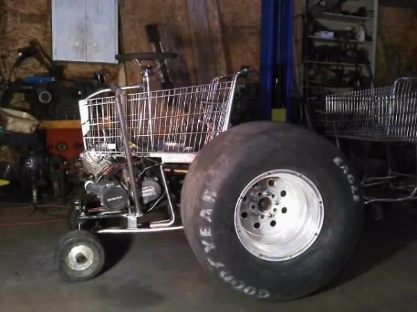 camp transportation at BIR during drag races