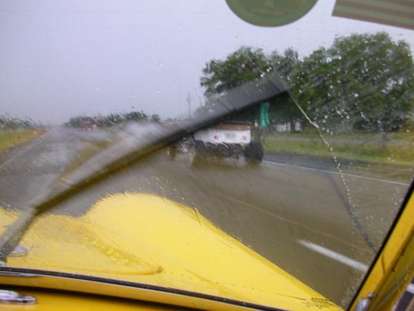 sometime it rain on the way home from a car show