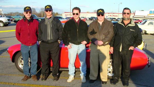 THE WILD BUNCH Jan 05, r-l Dwight, Coach Mike, Jeff, Colin, Bobby