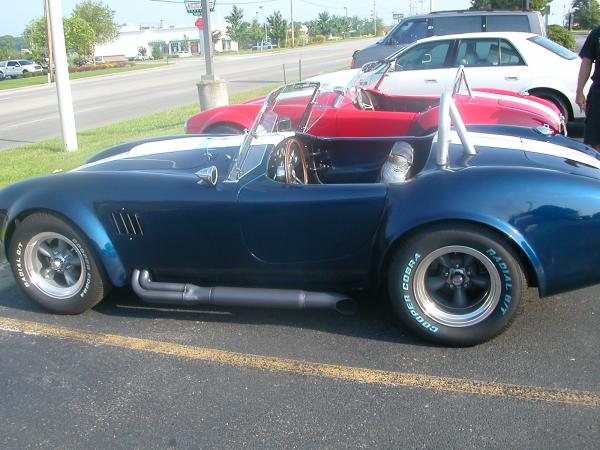 Colin Gallion's 7 th Cobra, a blue Shell Valley, almost finished
