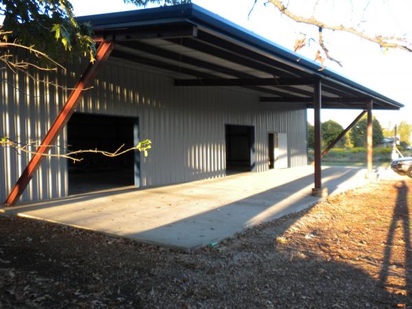 front of Coach's 60x75 shop