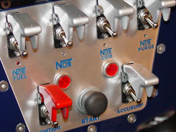 dash switch panel handbuilt one off.