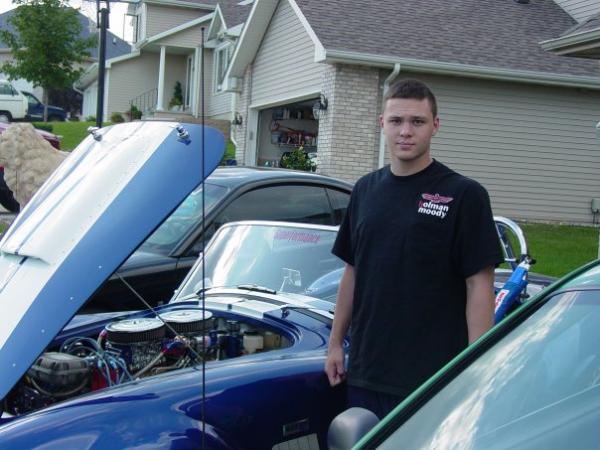 My son Ray, "Ralph Moody wanna be".

Same son shoes the #11 Winged Outlaw 500cc open.