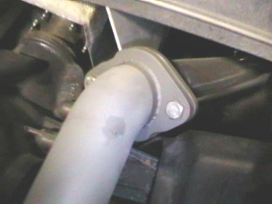 right hand rear exhaust flange