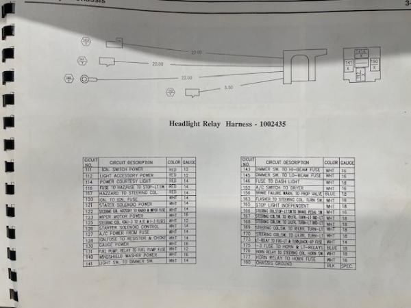 Headlight harness diag