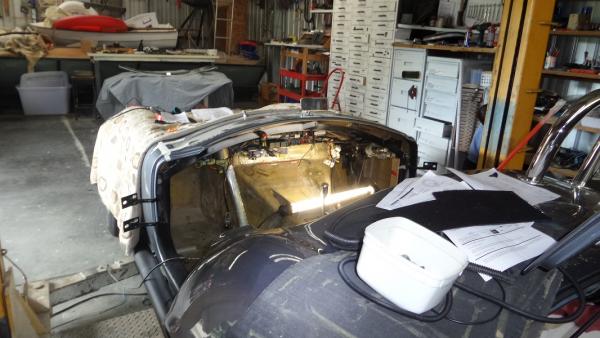 fitting windscreen chrome surrounds.
