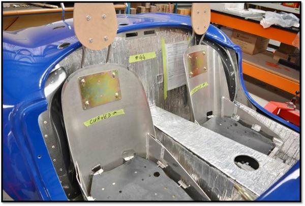 curved seats, with kevlar long body insert