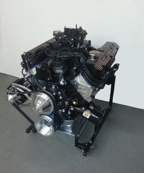 Black out 427R with polished pulleys