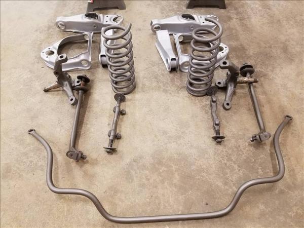 Painted suspension parts