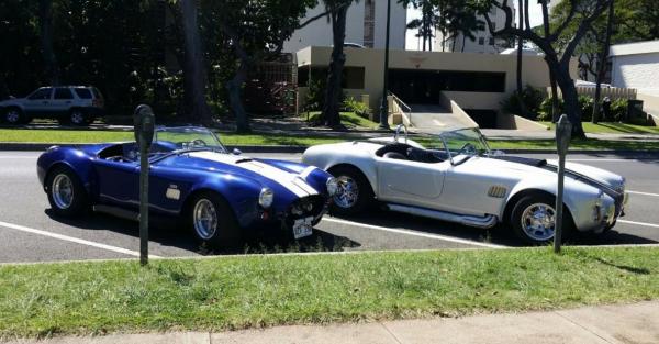 Unique Motorsports Cobra (left) and Street Beasts 8" Stretch Cobra (right)