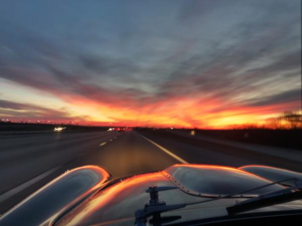 morning drive - 30f outside - 2/2/18