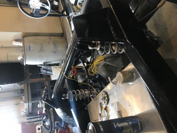 Sideview of new towers