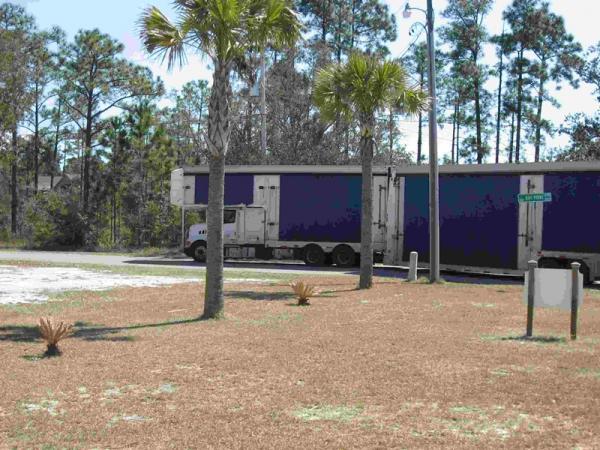 Transport Truck Leaving Florida
