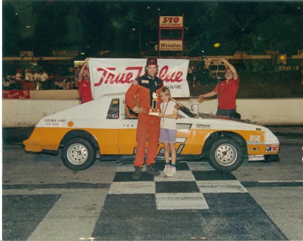 This was a special night our daughter was chosen before hand to give away the trophey and I won, how cool