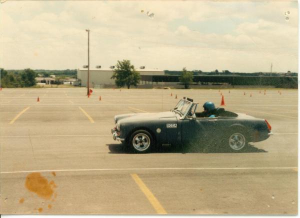 The wife racing the midget in KC she was good  for a beginer.