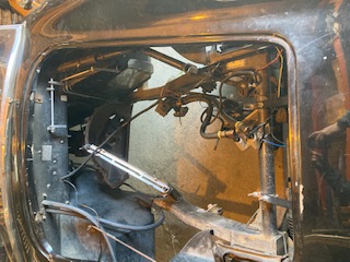 Engine removed