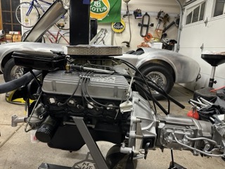 5 Bolt engine. Original block, heads, intake. Date 1963. BW T10.