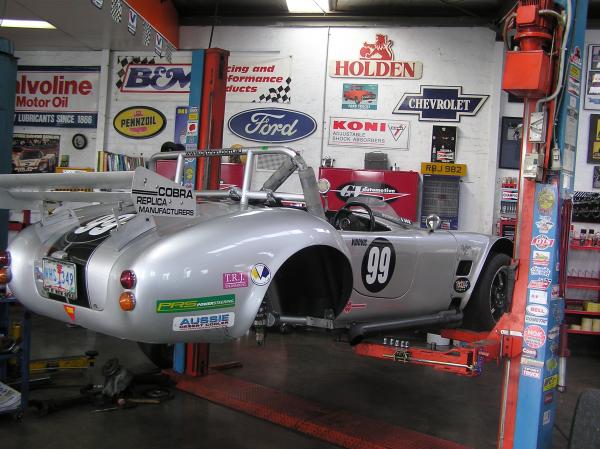 The Python being preped for the 2006 Cobra Nationals in NSW Australia
