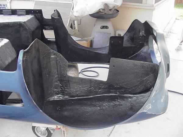 Inner fenders in place