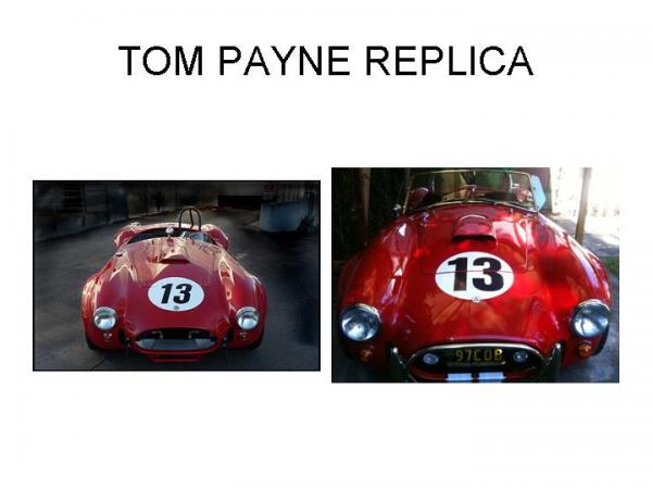 TOM PAYNE REPLICA