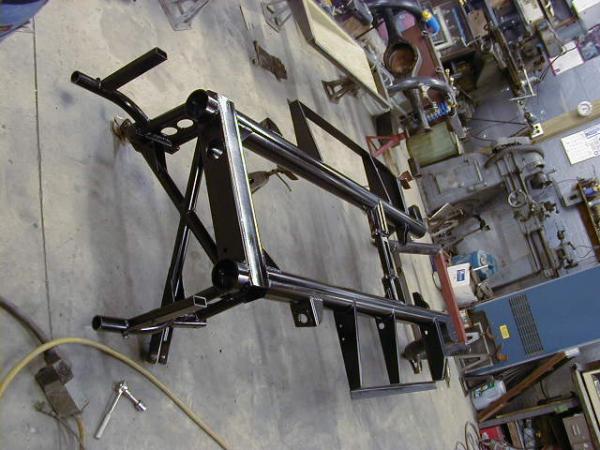 Completed Chassis (placed upsidedown in photo.