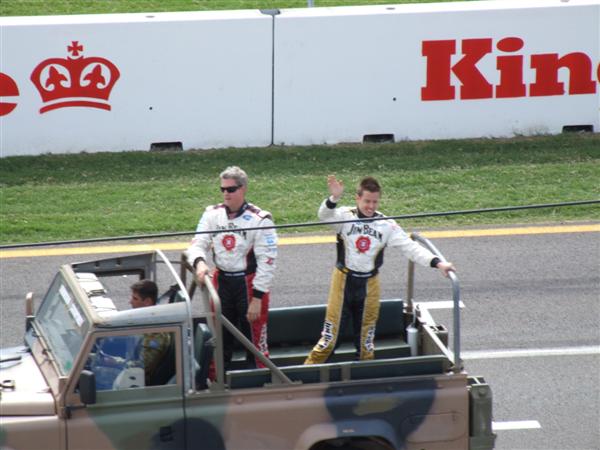 Steve Johnson and James Courtney