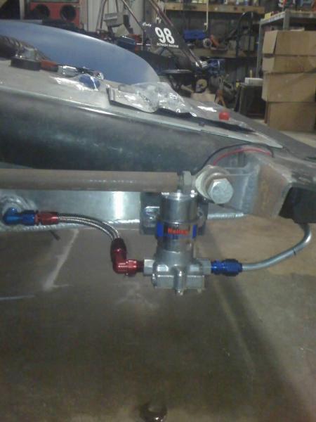 Fule pump mounted and plumbed.