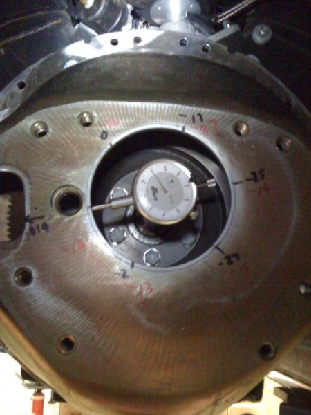 Started off 0.027" off center.