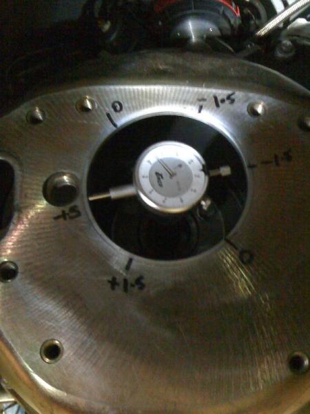 Bell housing is well within the concentric requirements of 0.005" I've got as close as 0.0015"