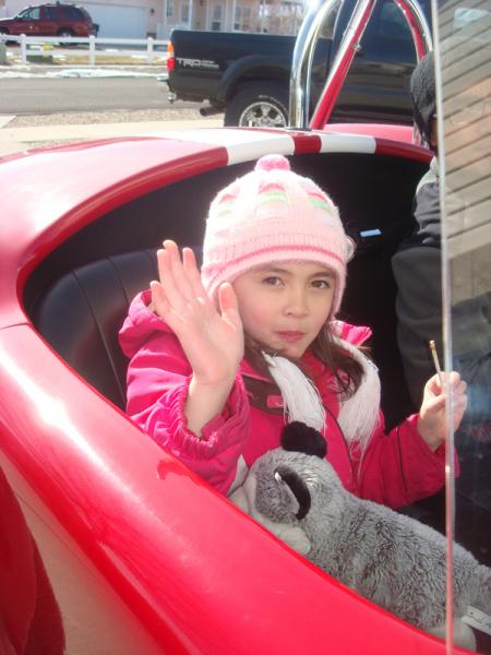 another pic of Autumn..ready for a cobra ride with dad.