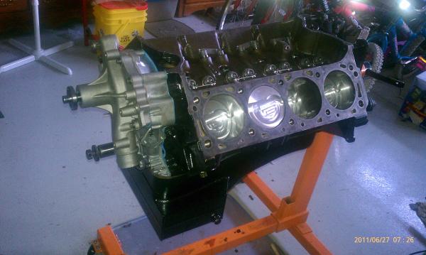 Long time since I updated but here is the 545 with the bottom end all done.