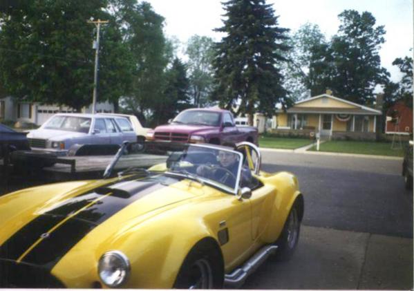 My very first drive after the car was painted. It was to the local DMV to get the permanant VIN number attached.