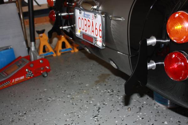 Rear quick jacks powder coated