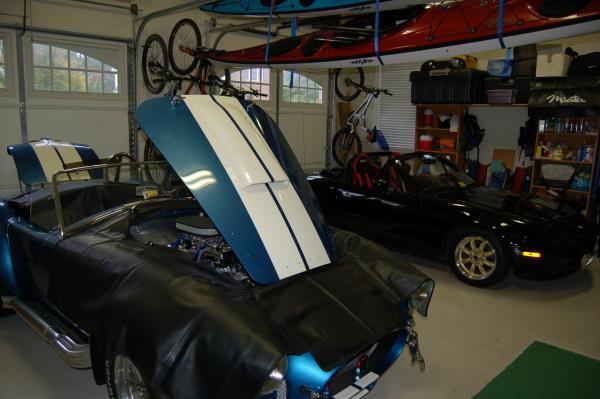 Toys in the garage