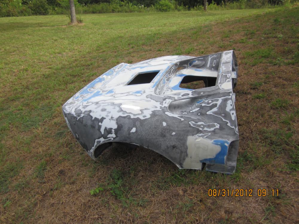repaint; curing in the summer sun