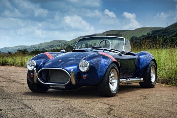 s AC Cobra poster by Piet Oosthuizen