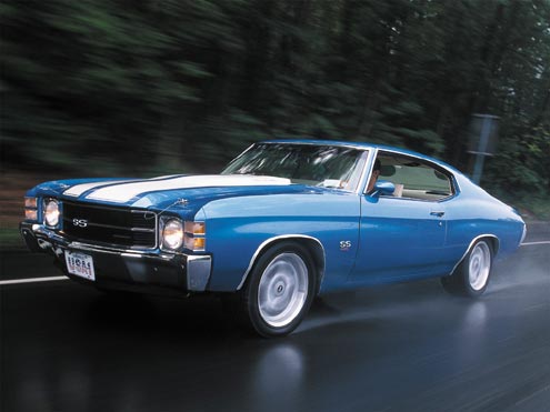 210large+1971 chevrolet chevelle ss+front right view