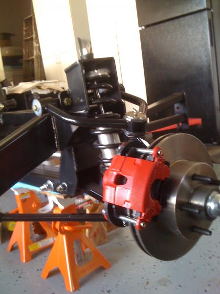 Front - S10 caliper - 11" Granada Rotor