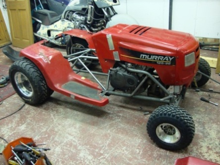 lawnmower powerd by cbr 1000
