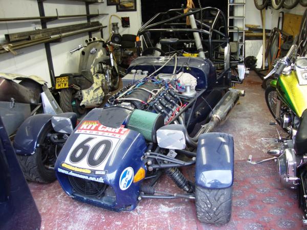 600HP LS Chevy in a 750Kg lotus 7 replica with camber compesation suspension